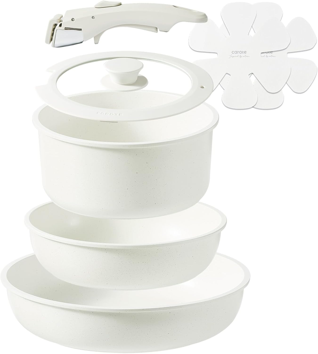CAROTE Ice Creamシリーズ フライパンセット パステルカラー